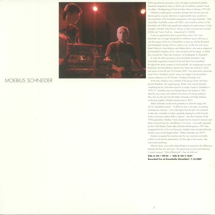 Moebius Schneider Vinyl