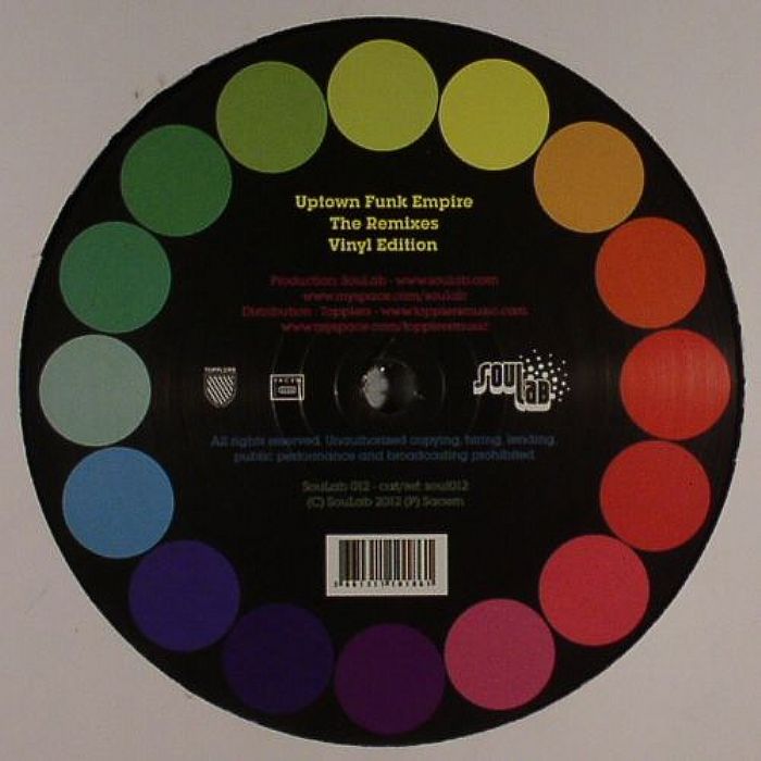Uptown Funk Empire The Remixes: Vinyl Edition
