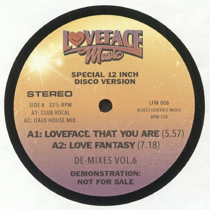 Loveface Music Vinyl