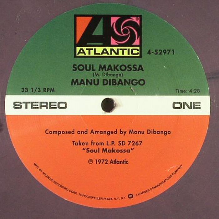 Manu Dibango – Soul Makossa (reissue) vinyl cover