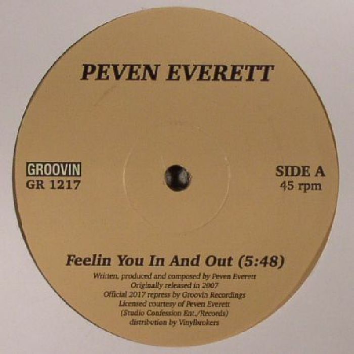Peven Everett – Feelin You In and Out vinyl cover