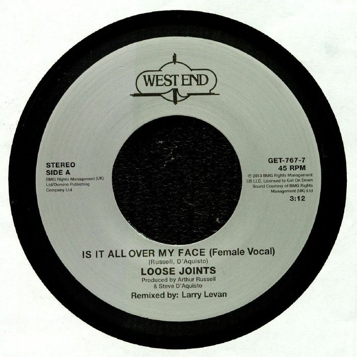 Loose Joints – Is It All Over My Face vinyl cover