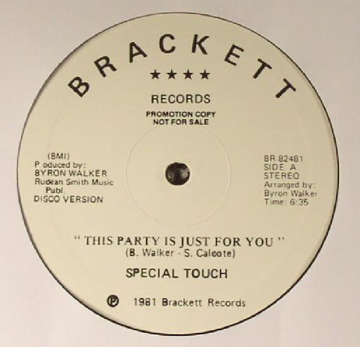 Special Touch This Party Is Just For You