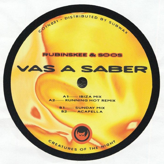 Rubinskee | Soos – Vas A Saber vinyl cover