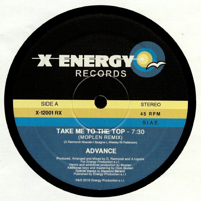 Advance Take It To The Top (Moplen and Massimo Berardi remixes)