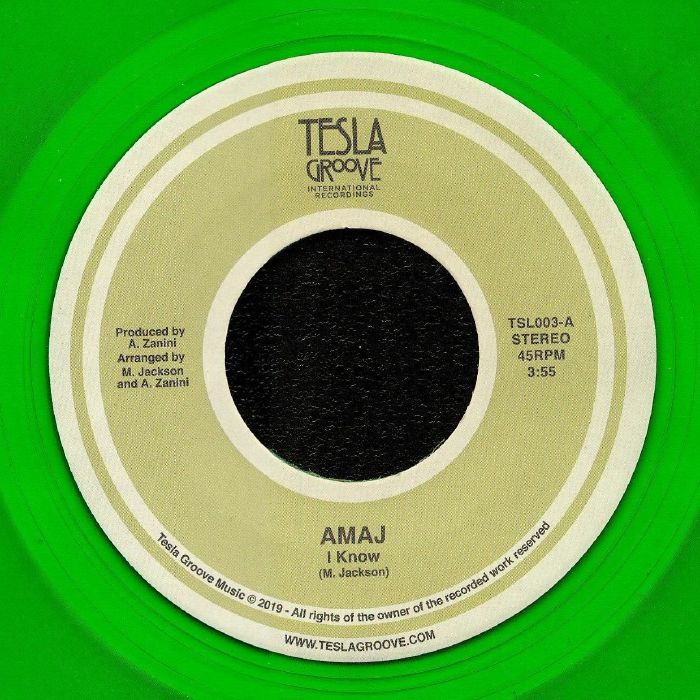 Amaj – I Know vinyl cover