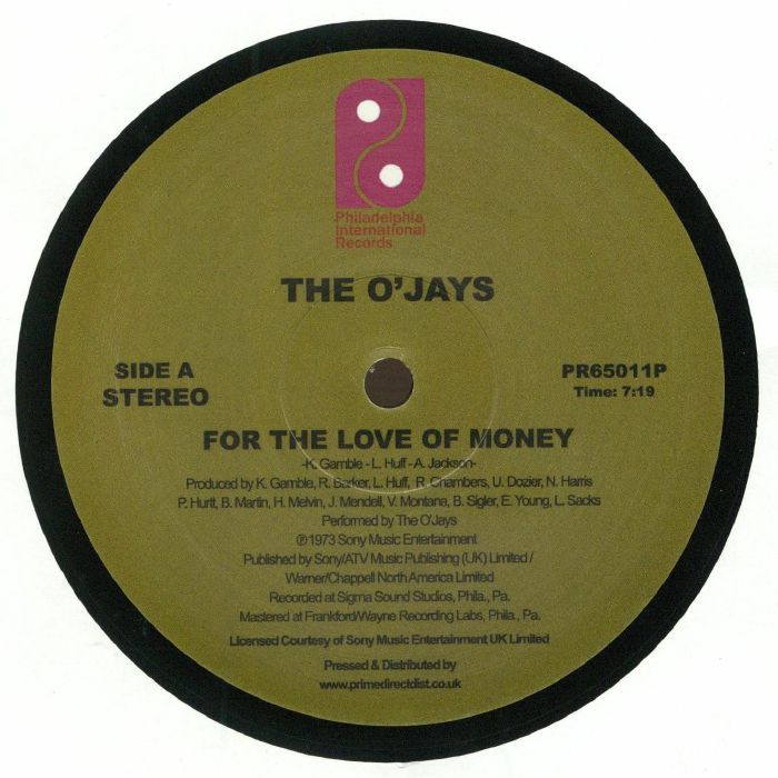 The Ojays For The Love Of Money