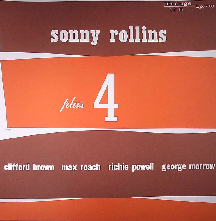 Sonny Rollins – Plus 4 (reissue) vinyl cover