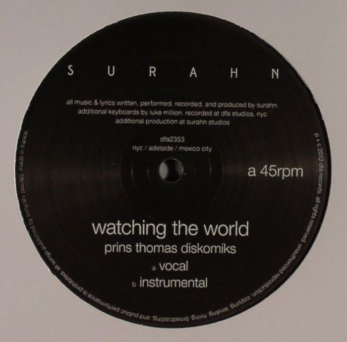 Surahn Watching The World (Prins Thomas Diskomiks)