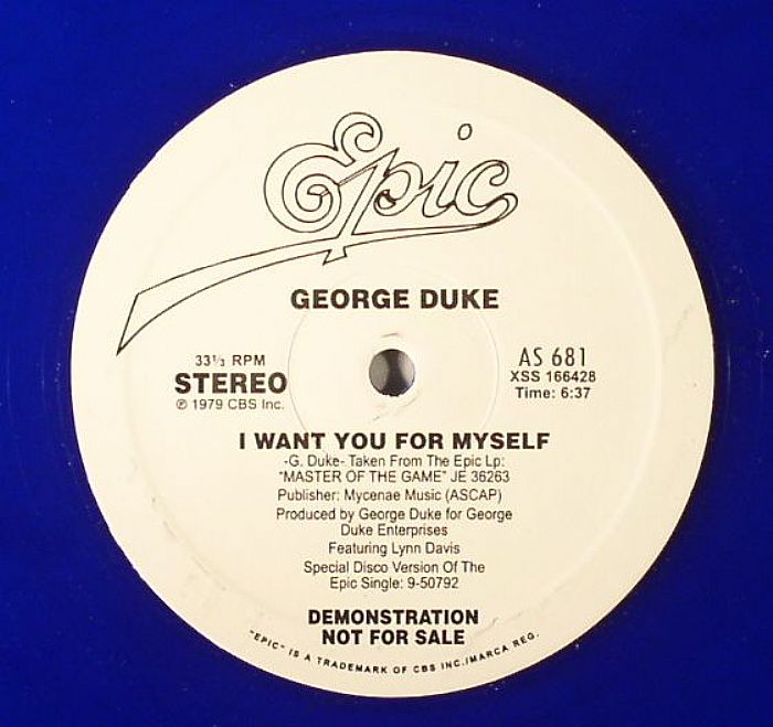 George Duke I Want You For Myself (stereo)