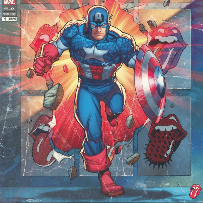 The Rolling Stones – Foreign Tongues: Captain America (Marvel Collector's Series) vinyl cover
