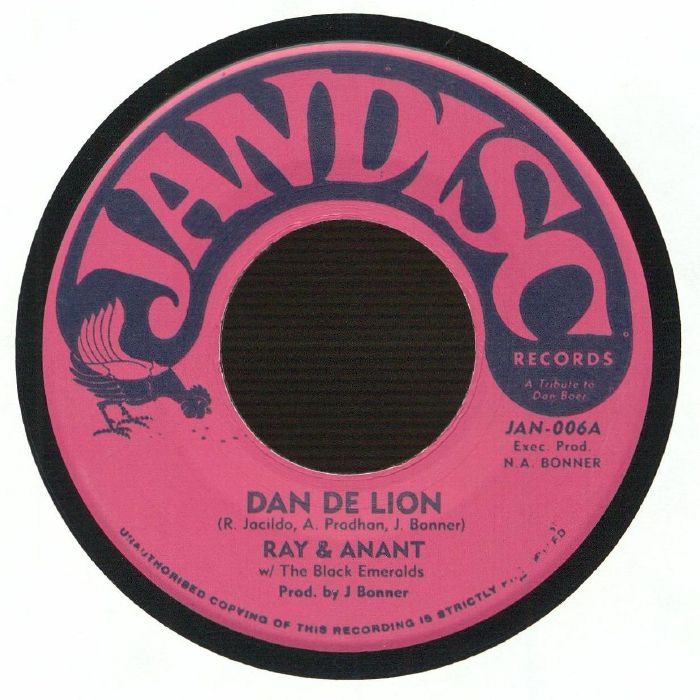 Ray | Anant | Raynier Jacildo | The Black Emeralds – Dan De Lion vinyl cover