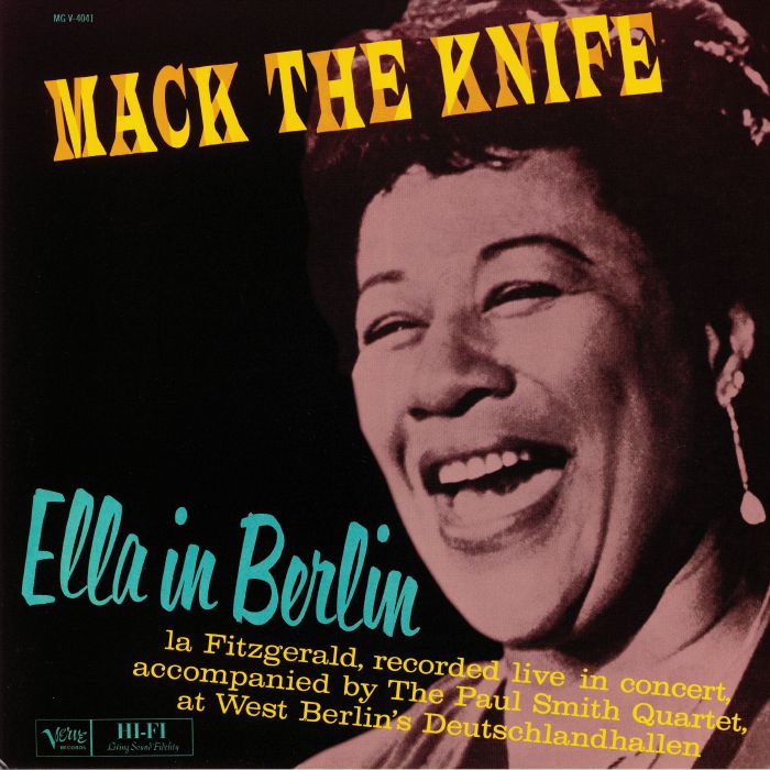 Ella Fitzgerald – Mack The Knife: Ella In Berlin vinyl cover