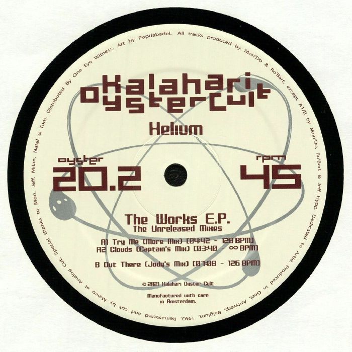 Helium The Work EP: The Unreleased Mixes