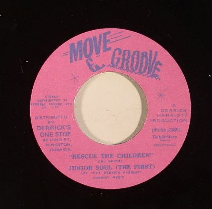 Junior Soul (the First) – Rescue The Children vinyl cover
