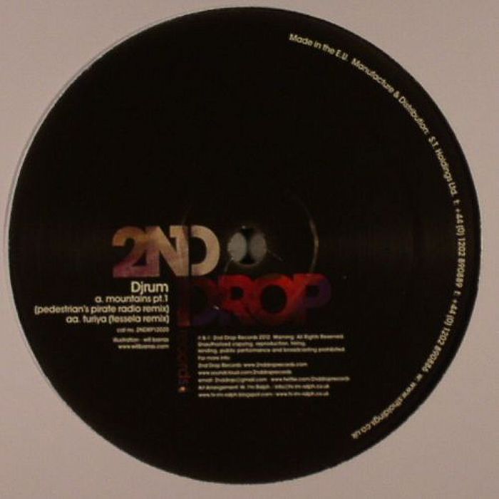 DJ Rum – Mountains Part 1 vinyl cover