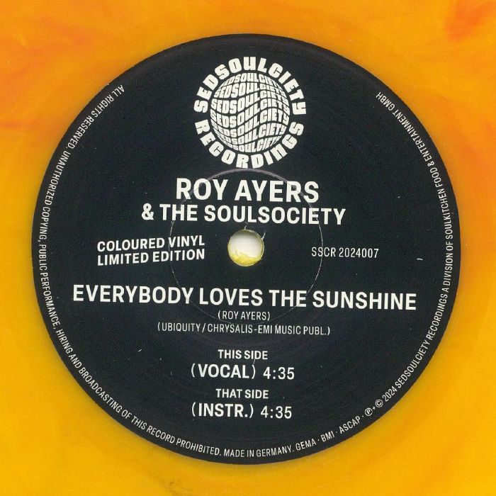 Roy Ayers | The Soulsociety Everybody Loves The Sunshine