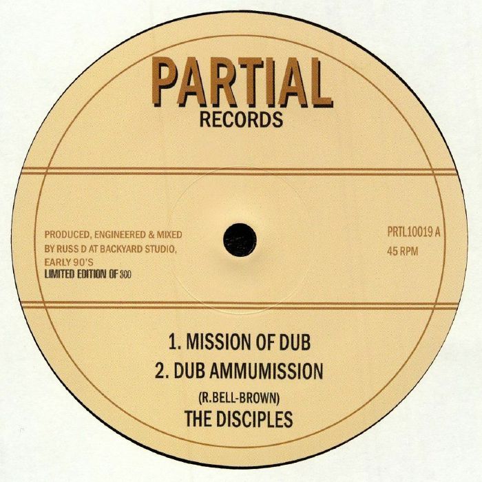 The Disciples – Mission Of Dub vinyl cover