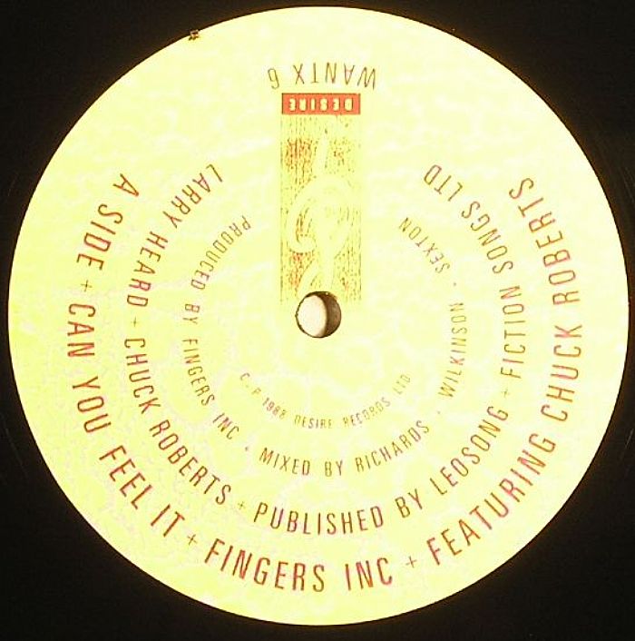 Fingers Inc | Chuck Roberts | Acappella Can You Feel It