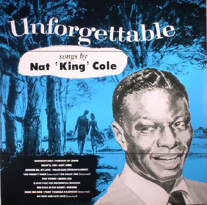 Nat King Cole – Unforgettable (reissue) vinyl cover