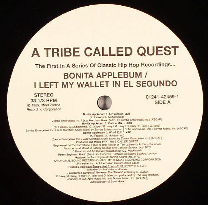 A Tribe Called Quest Bonita Applebum