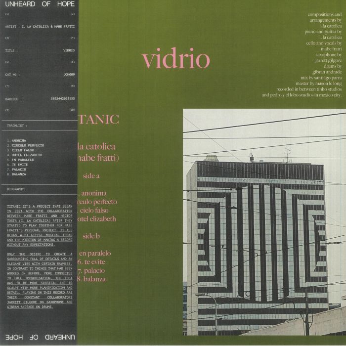 Titanic – Vidrio vinyl cover