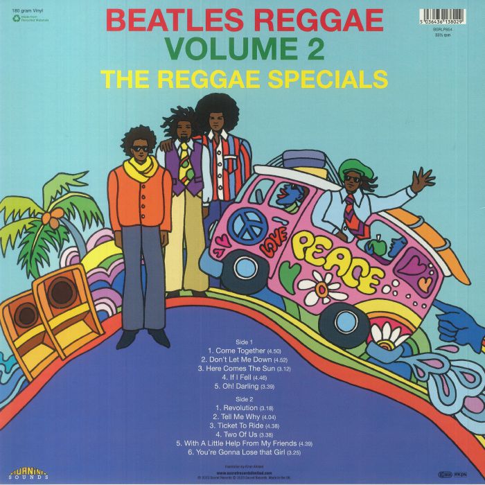 The Reggae Specials Beatles Reggae Volume 2 (Record Store Day RSD 2023)