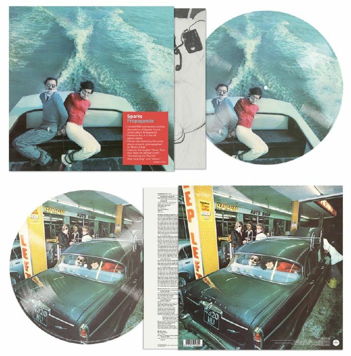 Sparks – Propaganda (50th Anniversary Edition) vinyl cover
