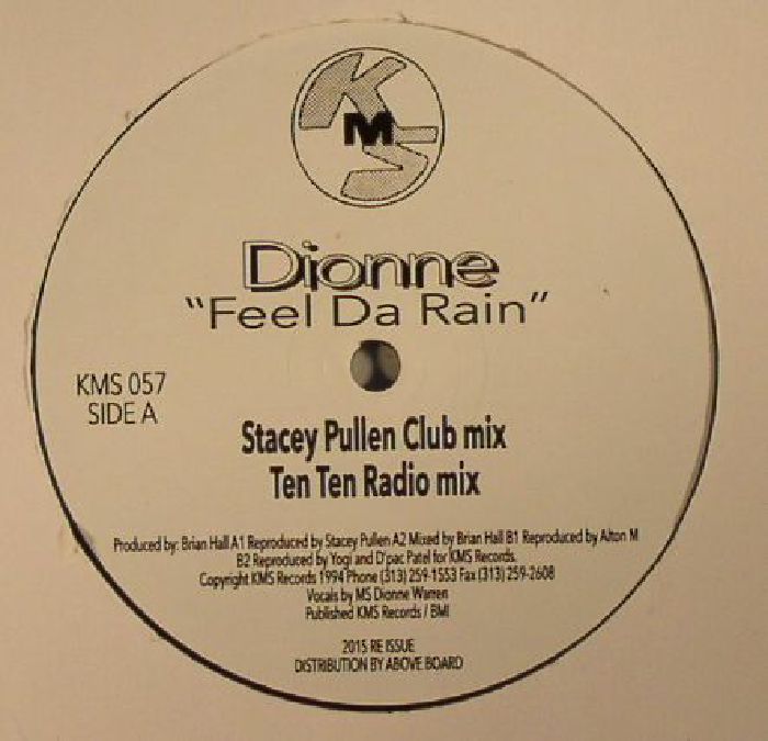 Dionne Feel Da Rain (reissue)