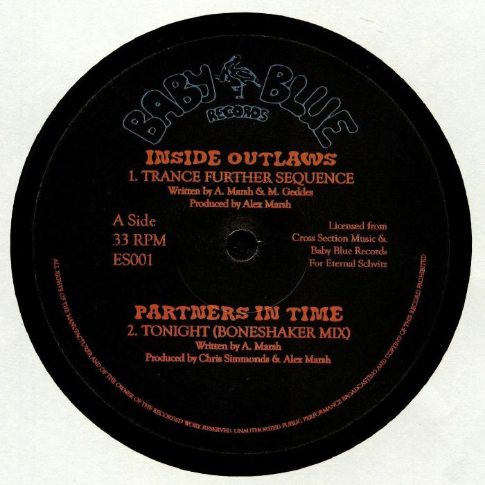 Inside Outlaws | Partners In Time | Chris Simmonds Eternal Schvitz 001: Baby Blue Records Sampler