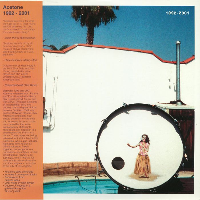 Acetone – 1992 2001 vinyl cover