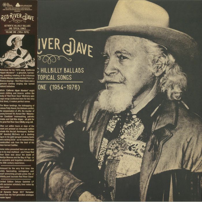 Red River Dave Authentic Hillbilly Ballads and Topical Songs: Vol 1 1954 1976