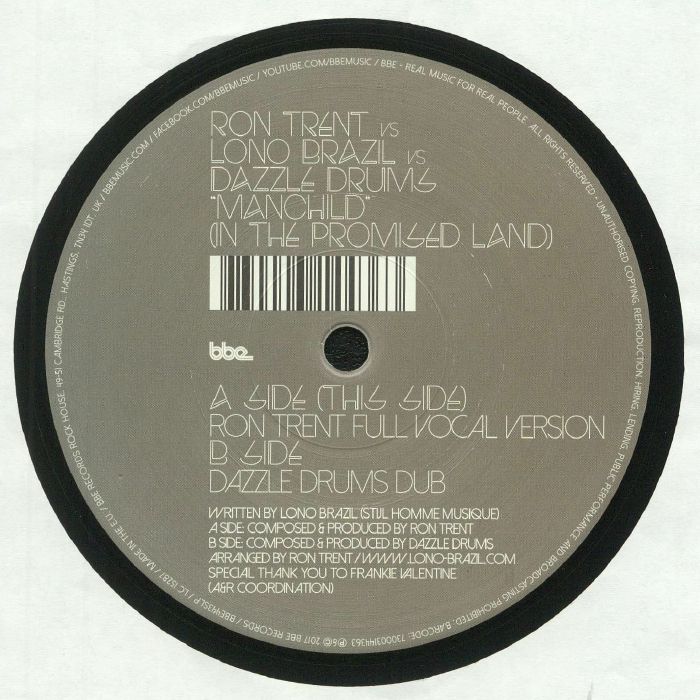 Ron Trent | Lono Brazil | Dazzle Drums Manchild (In The Promised Land)