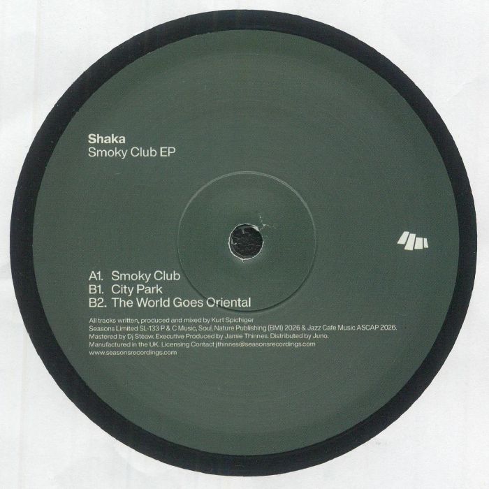 Shaka – Smoky Club EP vinyl cover