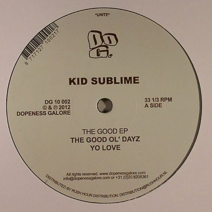 Kid Sublime The Good EP