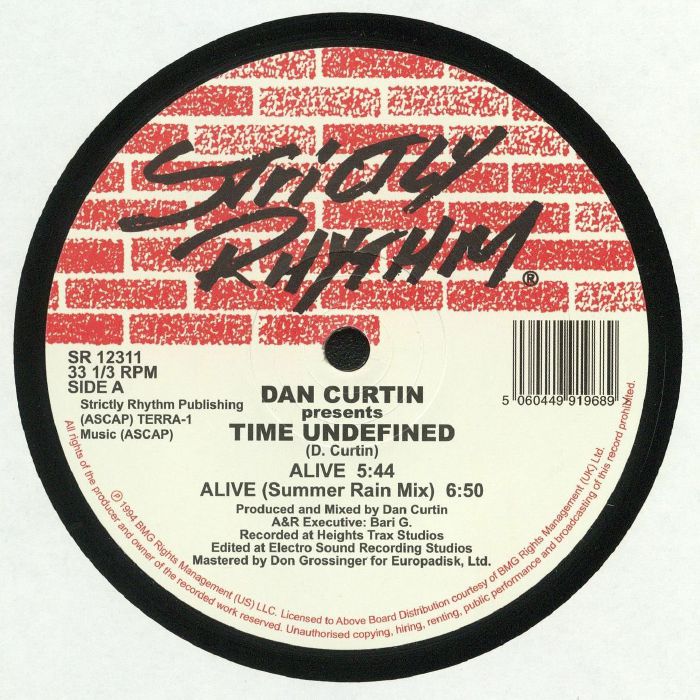 Dan Curtin | Time Undefined Alive (reissue)