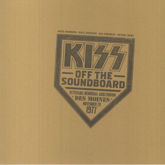 Kiss Off The Soundboard: Veterans Memorial Auditorium Des Moines November 29 1977