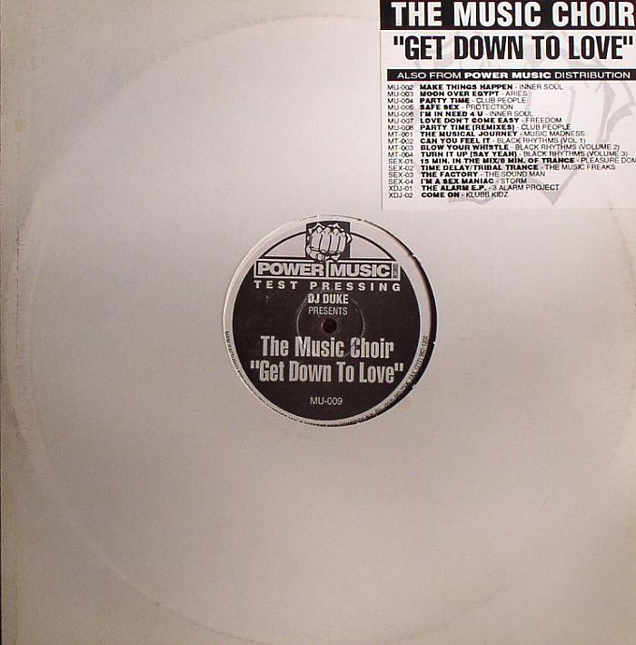 Dj Duke – Get Down To Love vinyl cover