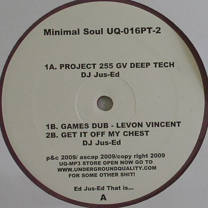 DJ Jus Ed | Levon Vincent Minimal Soul Part 2