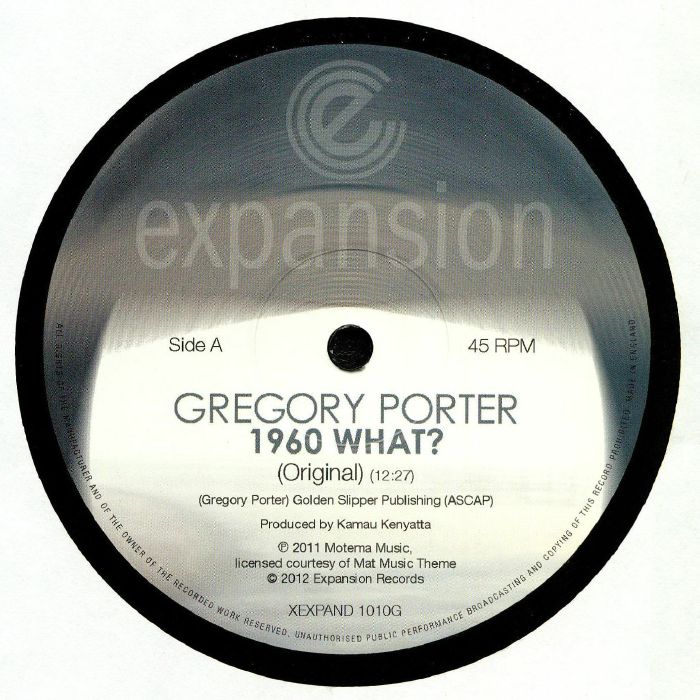 Gregory Porter 1960 What