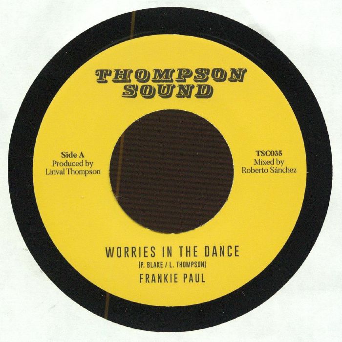 Frankie Paul | Thompson Sound – Worries In The Dance vinyl cover