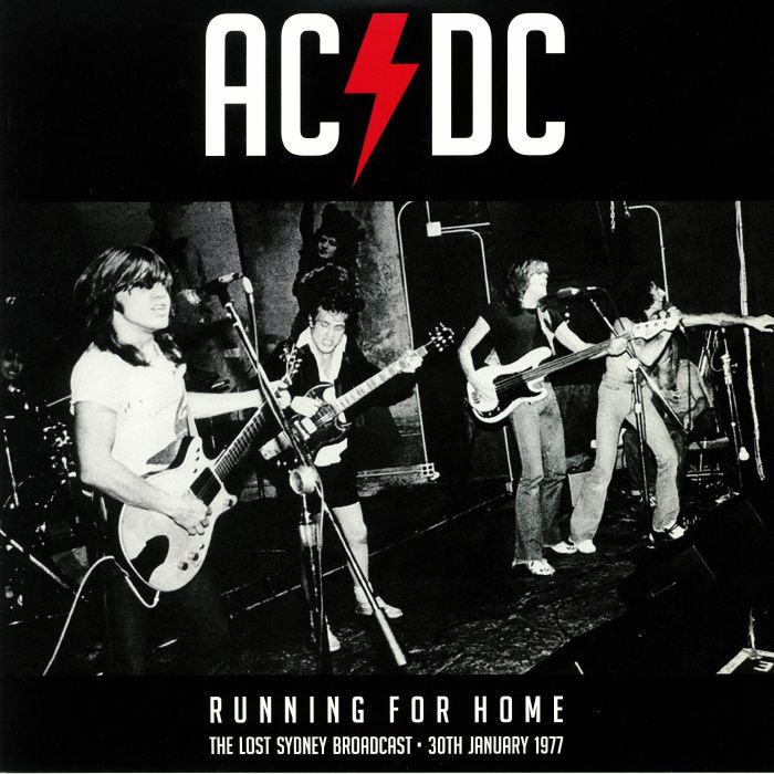 Ac | Dc – Running For Home: The Lost Sydney Broadcast 30th January 1977 vinyl cover