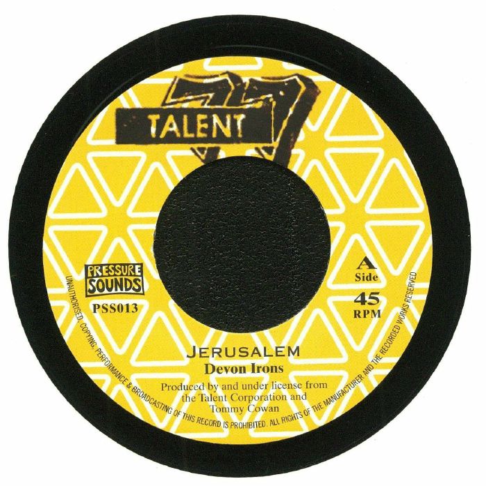 Devon Irons | Talent Crew Jerusalem (reissue)