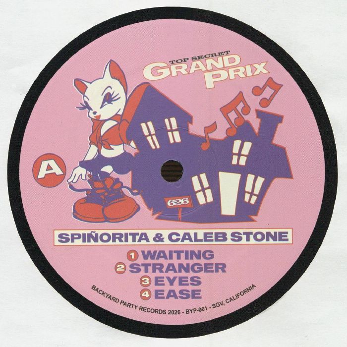 Spinorita & Caleb Stone – Top Secret Grand Prix vinyl cover