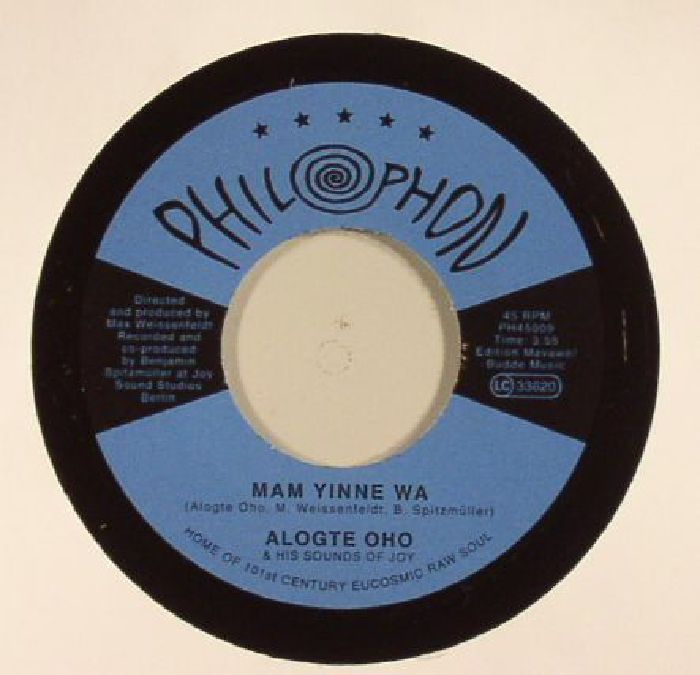 Alogte Oho and His Sounds Of Joy – Mam Yinne Wa vinyl cover