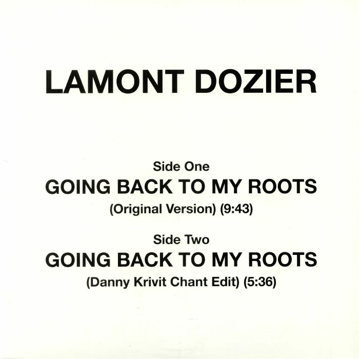 Lamont Dozier Going Back To My Roots