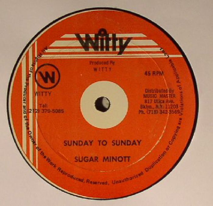 Sugar Minott Sunday To Sunday