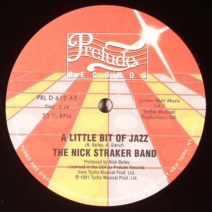 The Nick Straker Band A Little Bit Of Jazz