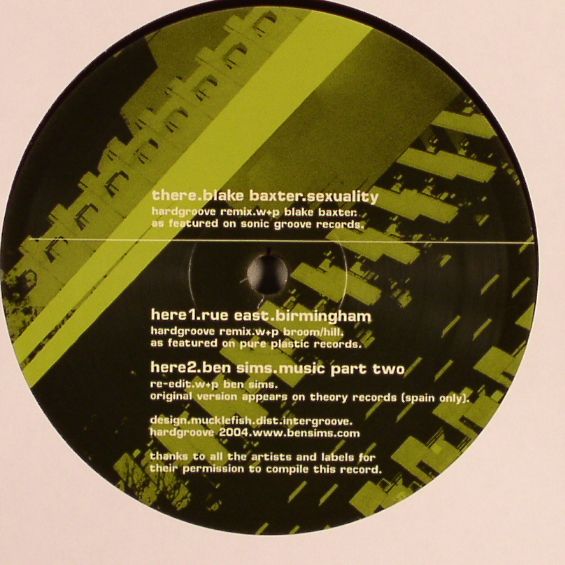 Ben Sims Hardgroove 005: Re Edits Re Mixes Re Works