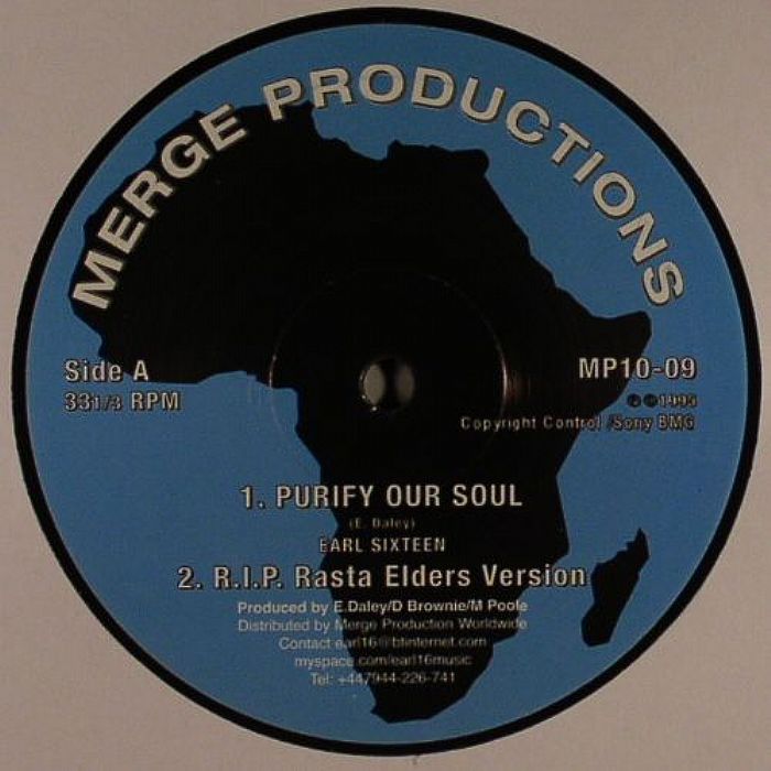 Earl Sixteen – Purify Our Soul (Lee Perry   Dread Lion Riddim) vinyl cover